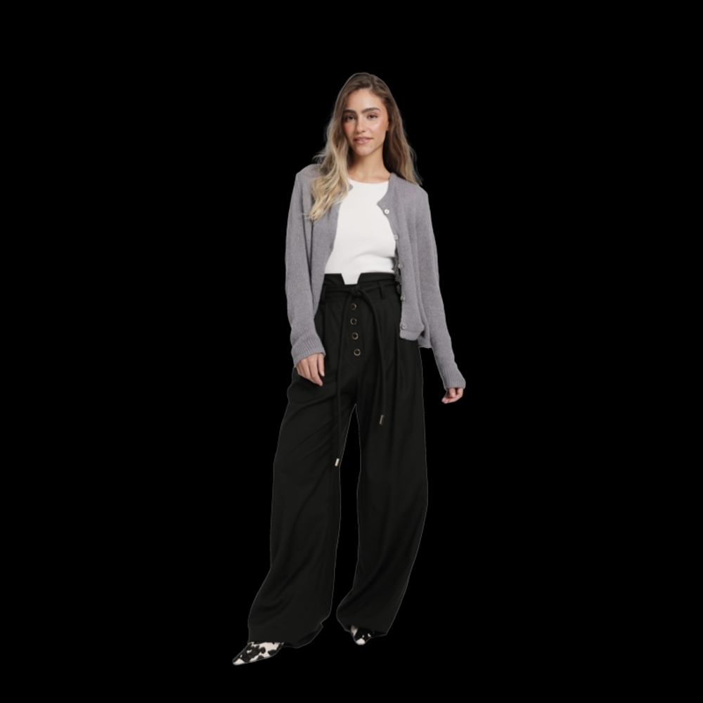 FREE SHIPPING ----  NIA Elegant Gray Women's Cardigan